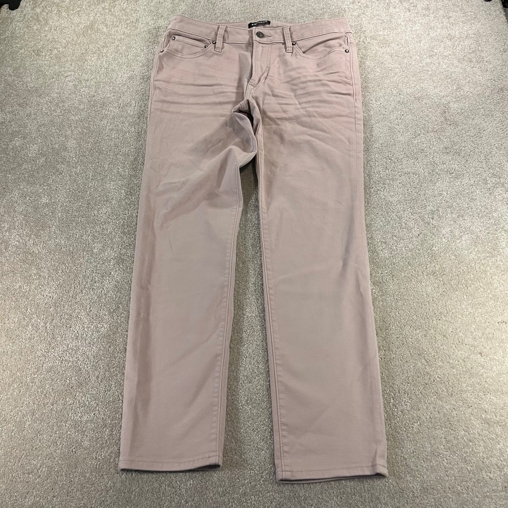 Express Skinny Pants Mens 32x30 Mauve Tan‎ Conscious Edit Stretch Chino